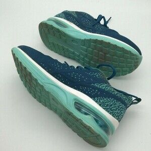 STQ Women's Blue Athletic Shoes Fabric Low Top Lace Up Running Sneaker Size 5.5